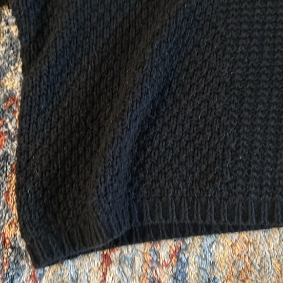 Womens Silence & Noise cropped off the shoulder sweater in black size large - Picture 9 of 12